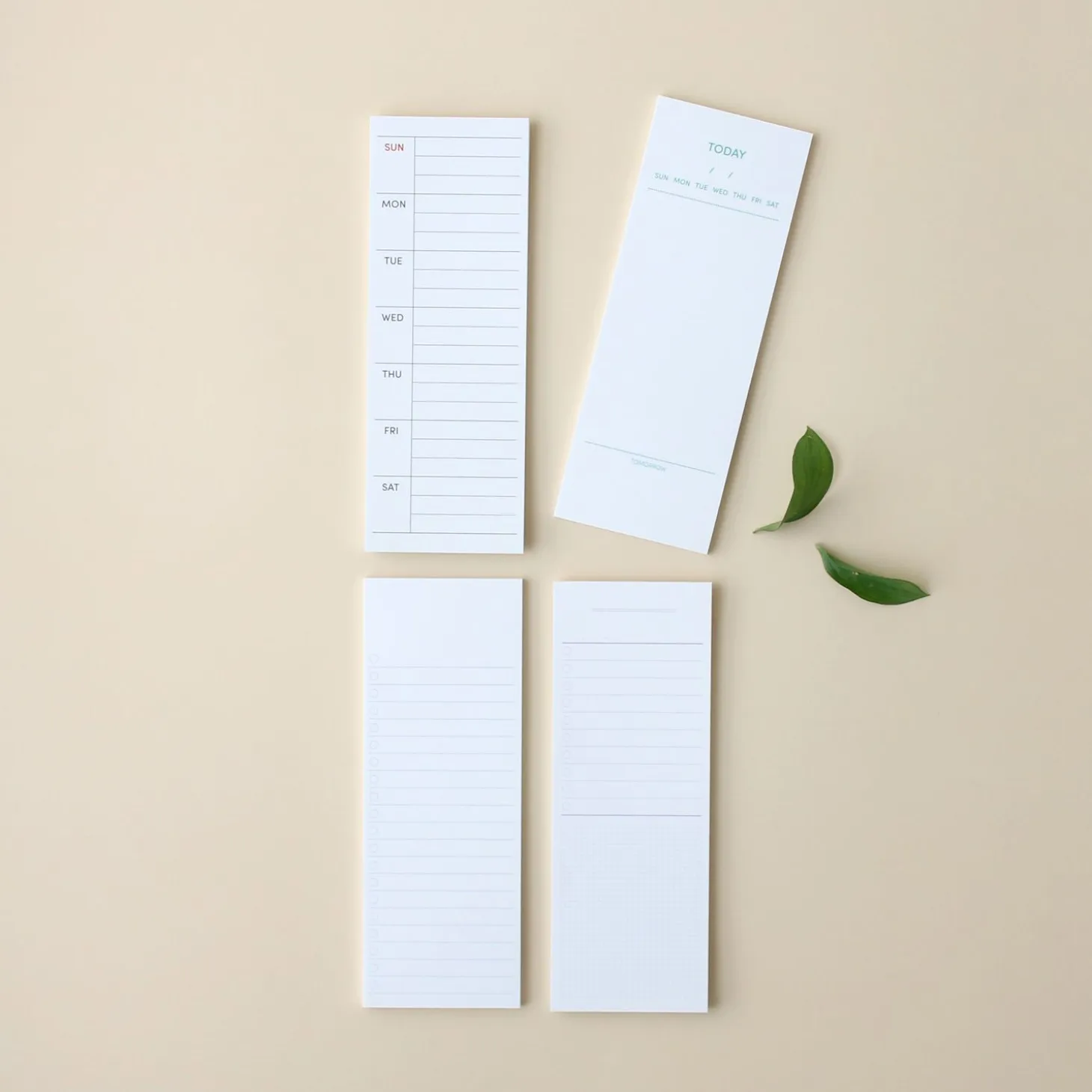 Slim Schedule Sticky Note v1
