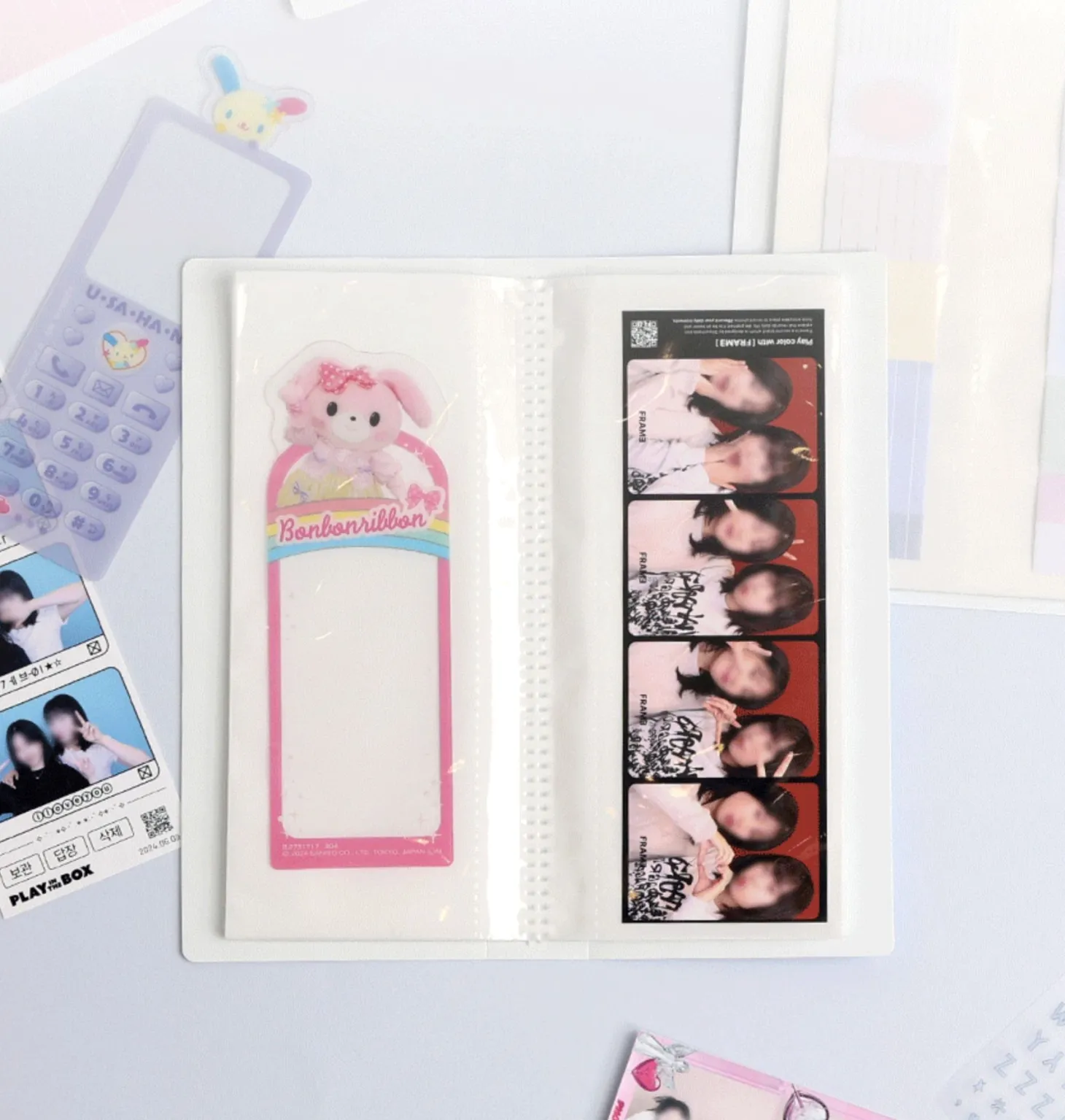 Small Adorable Kiss Cut Tape Binder