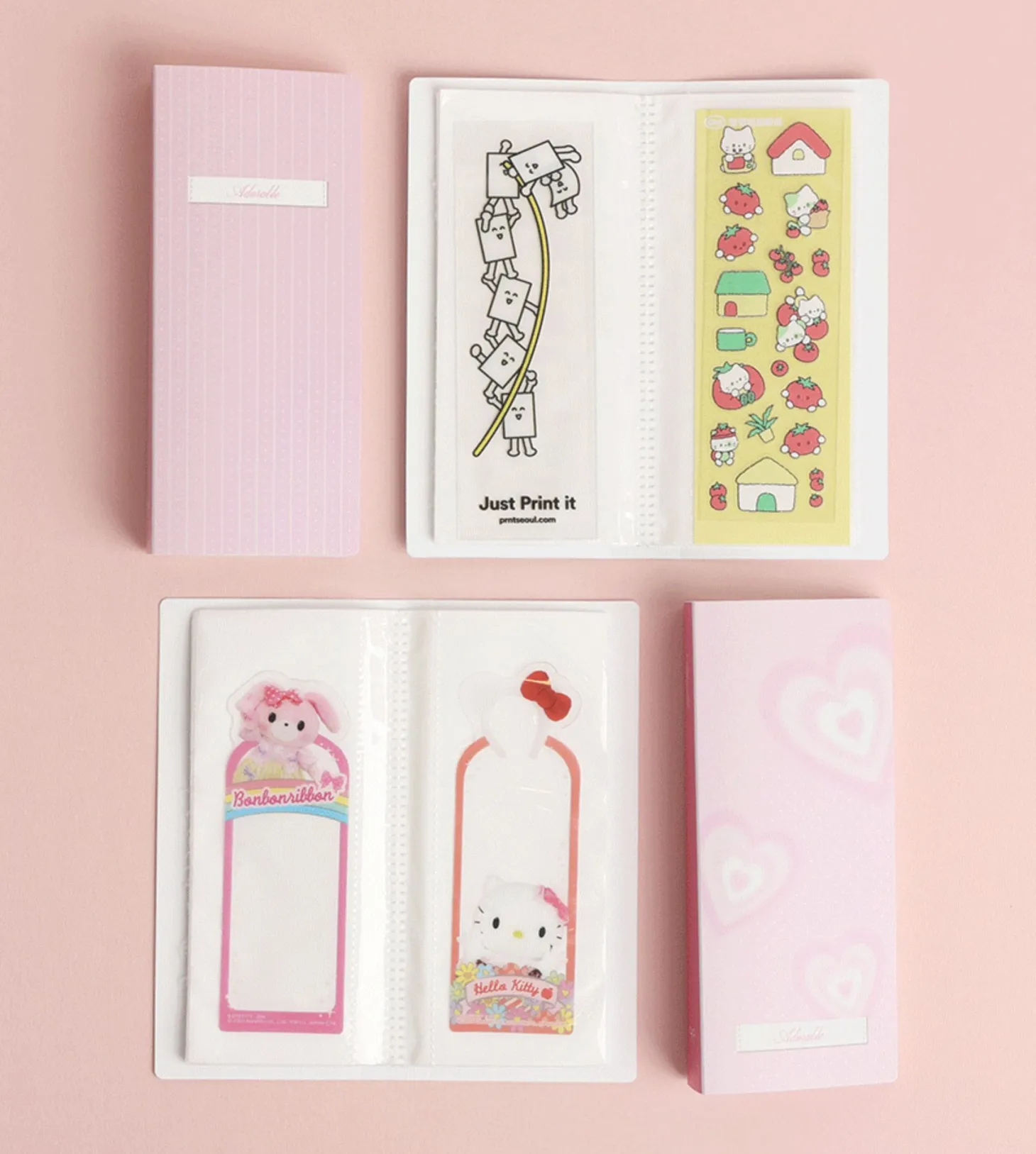 Small Adorable Kiss Cut Tape Binder