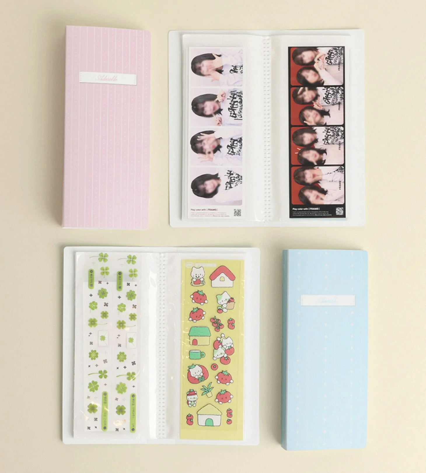 Small Adorable Kiss Cut Tape Binder