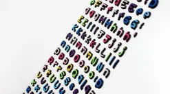 Small Alphabet Deco Sticker
