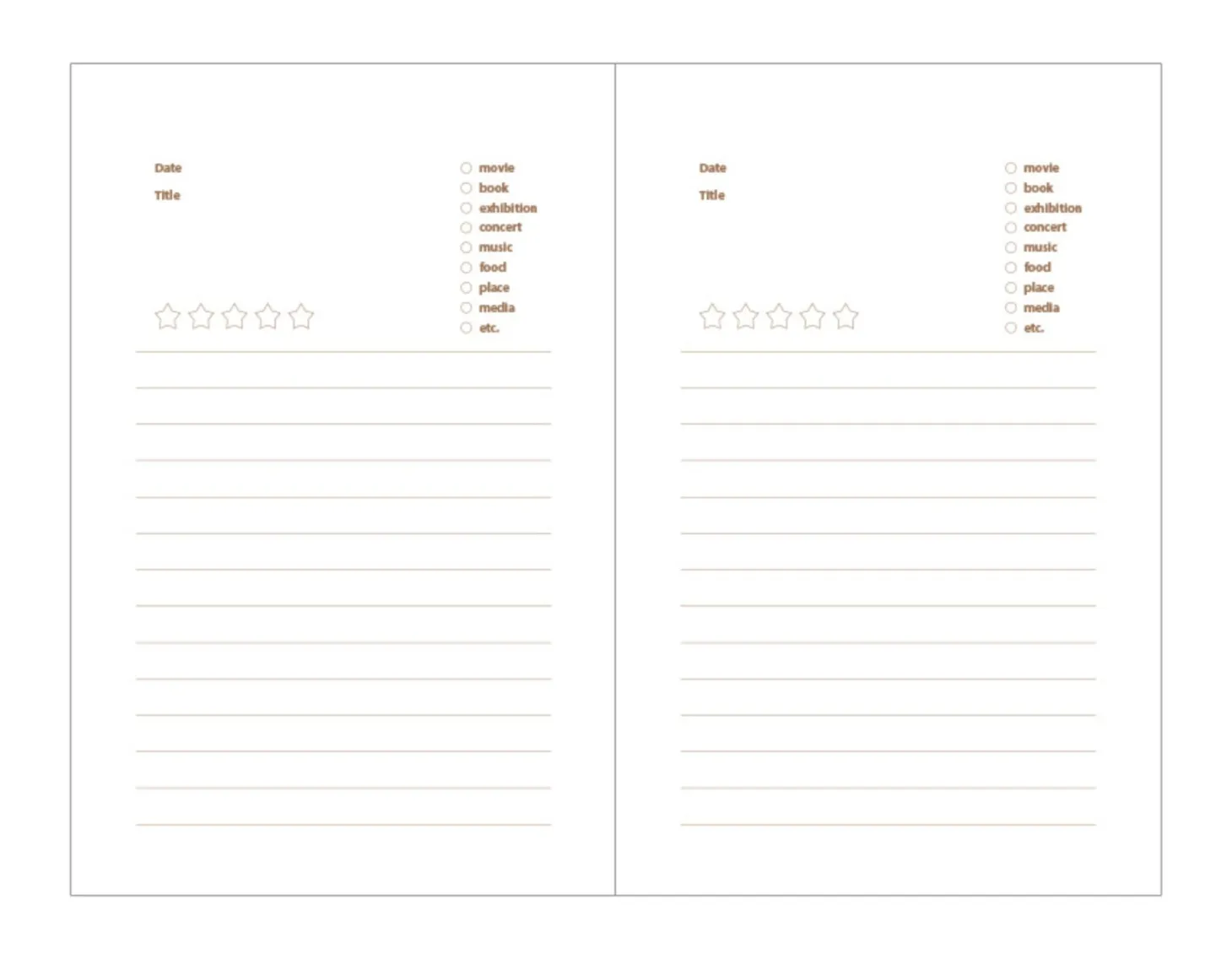 Small Aurora Life & Pieces Notebook