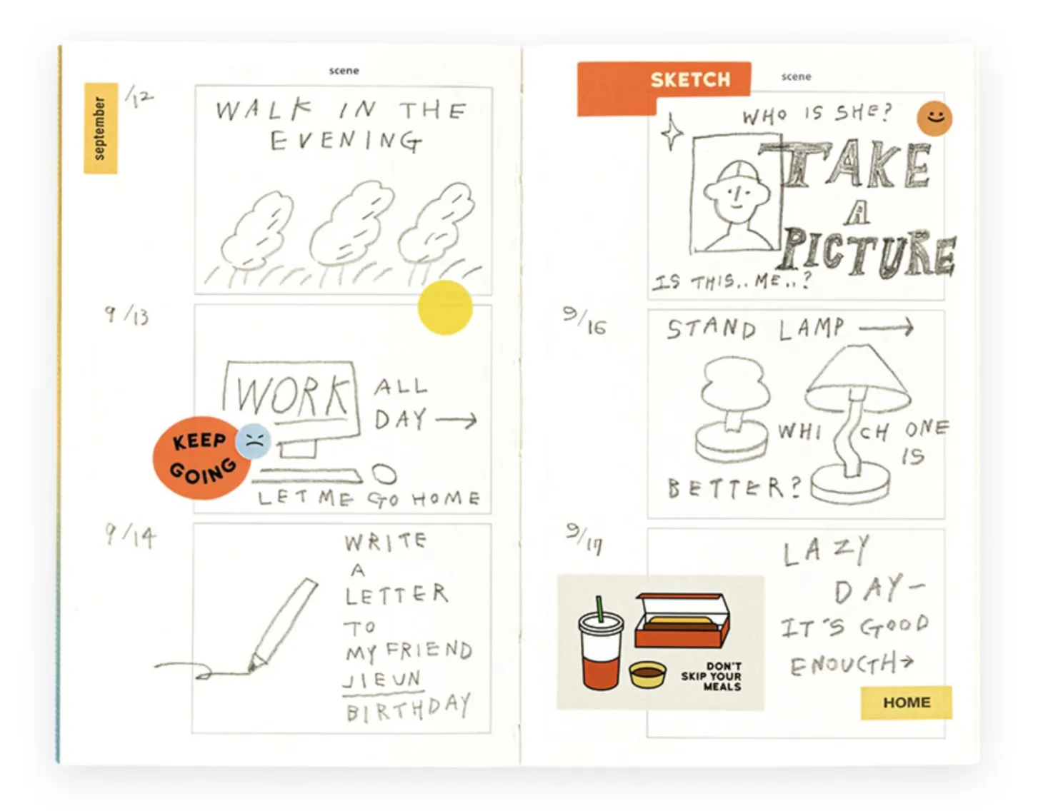 Small Aurora Life & Pieces Notebook