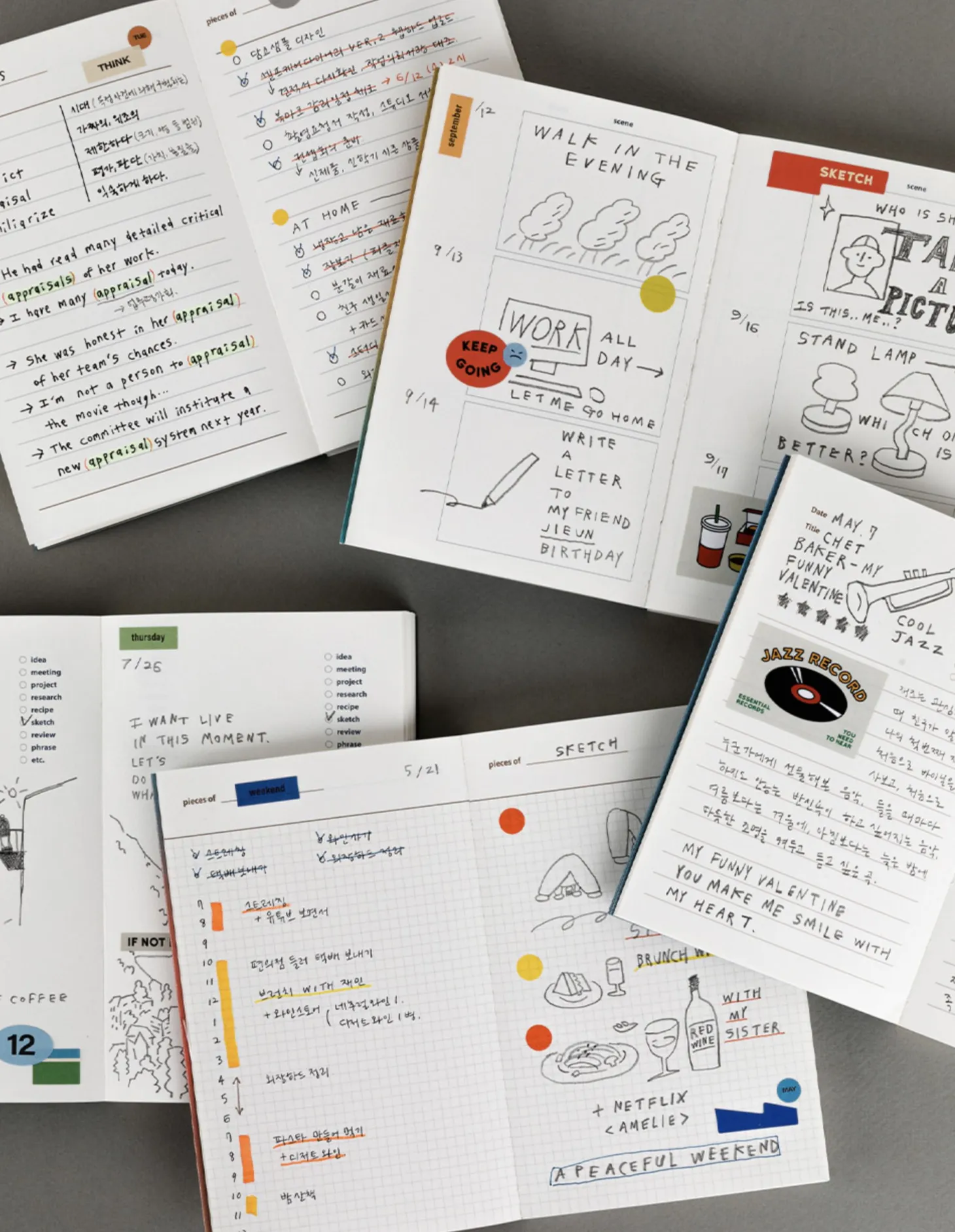 Small Aurora Life & Pieces Notebook