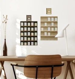 Small Bookshelf Poster & Sticker Set
