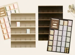 Small Bookshelf Poster & Sticker Set
