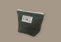 Small Corduroy Triangle Pouch