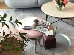 Small Edge Leather Tissue Cover