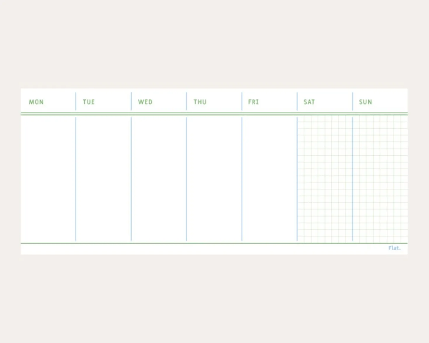 Small Flat Notepad