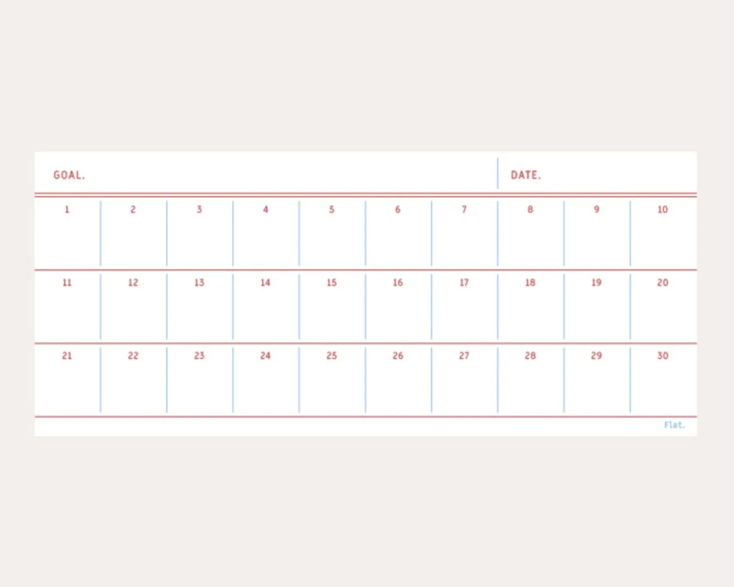 Small Flat Notepad