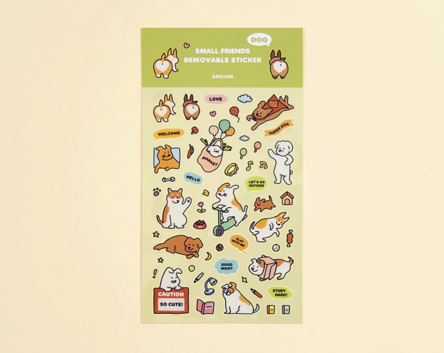 Small Friends Removable Sticker