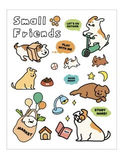 Small Friends UV Deco Sticker