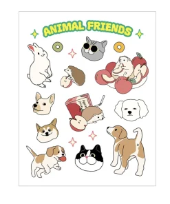 Small Friends UV Deco Sticker