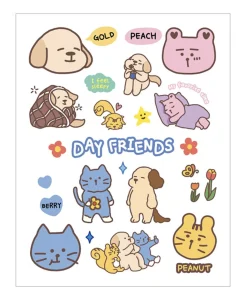 Small Friends UV Deco Sticker