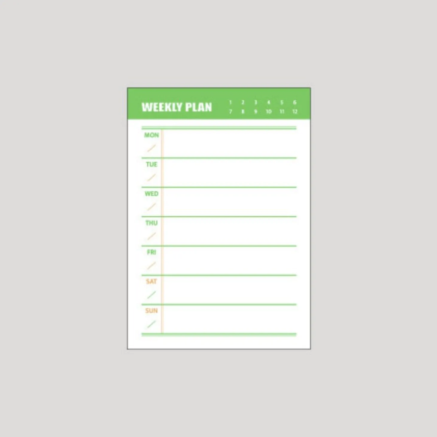 Small Highlighter Memo Pad