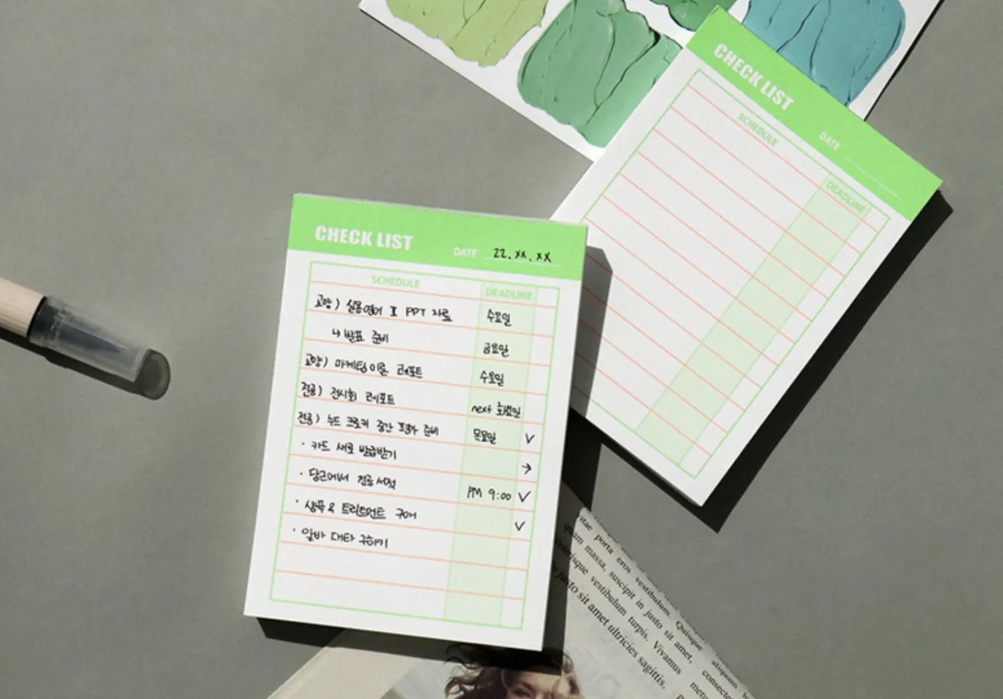 Small Highlighter Memo Pad