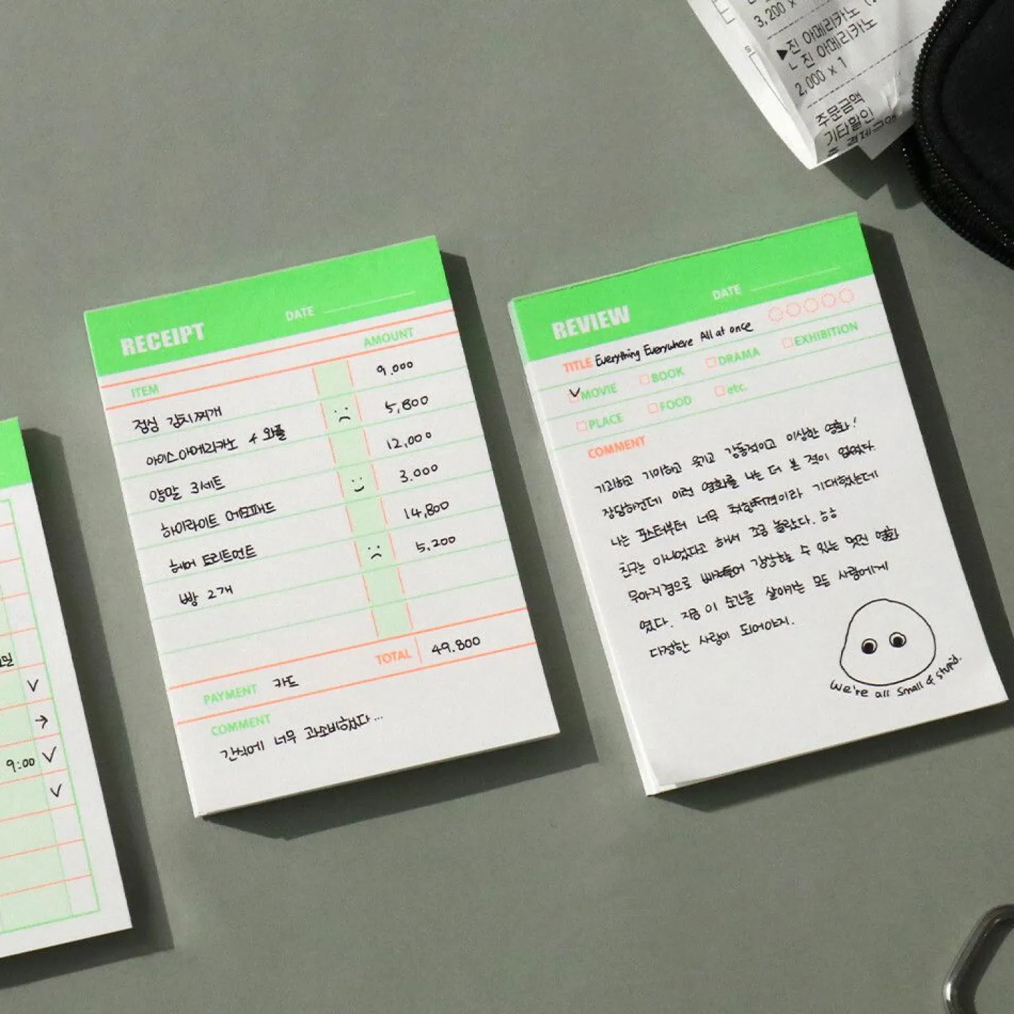 Small Highlighter Memo Pad