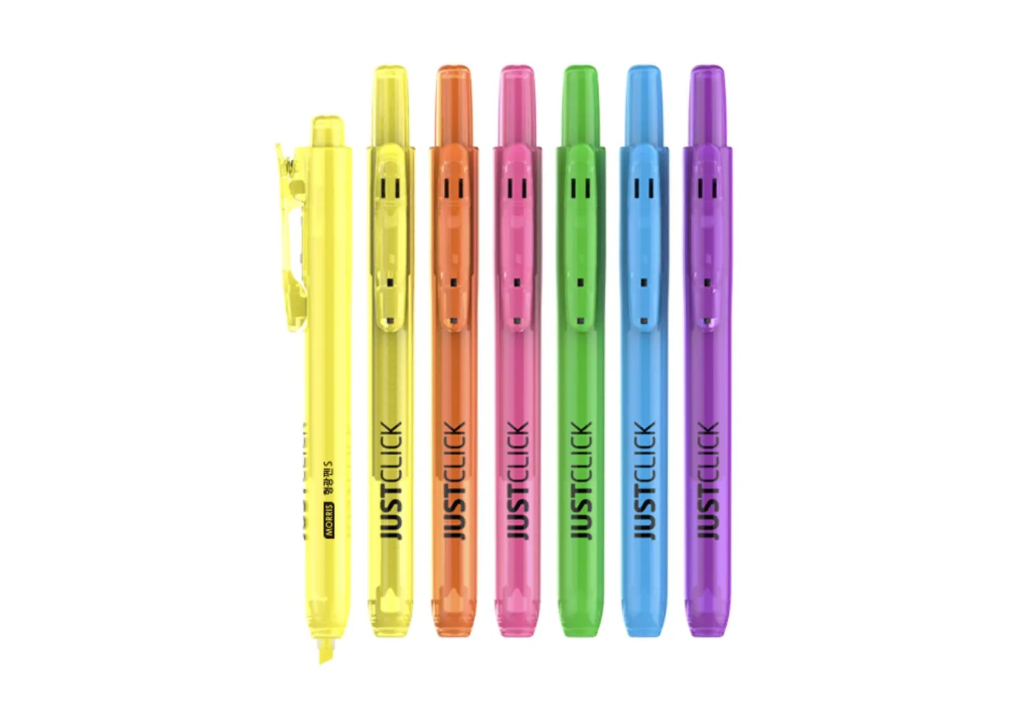 Small Just Click Retractable Highlighter