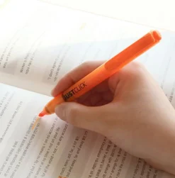 Small Just Click Retractable Highlighter