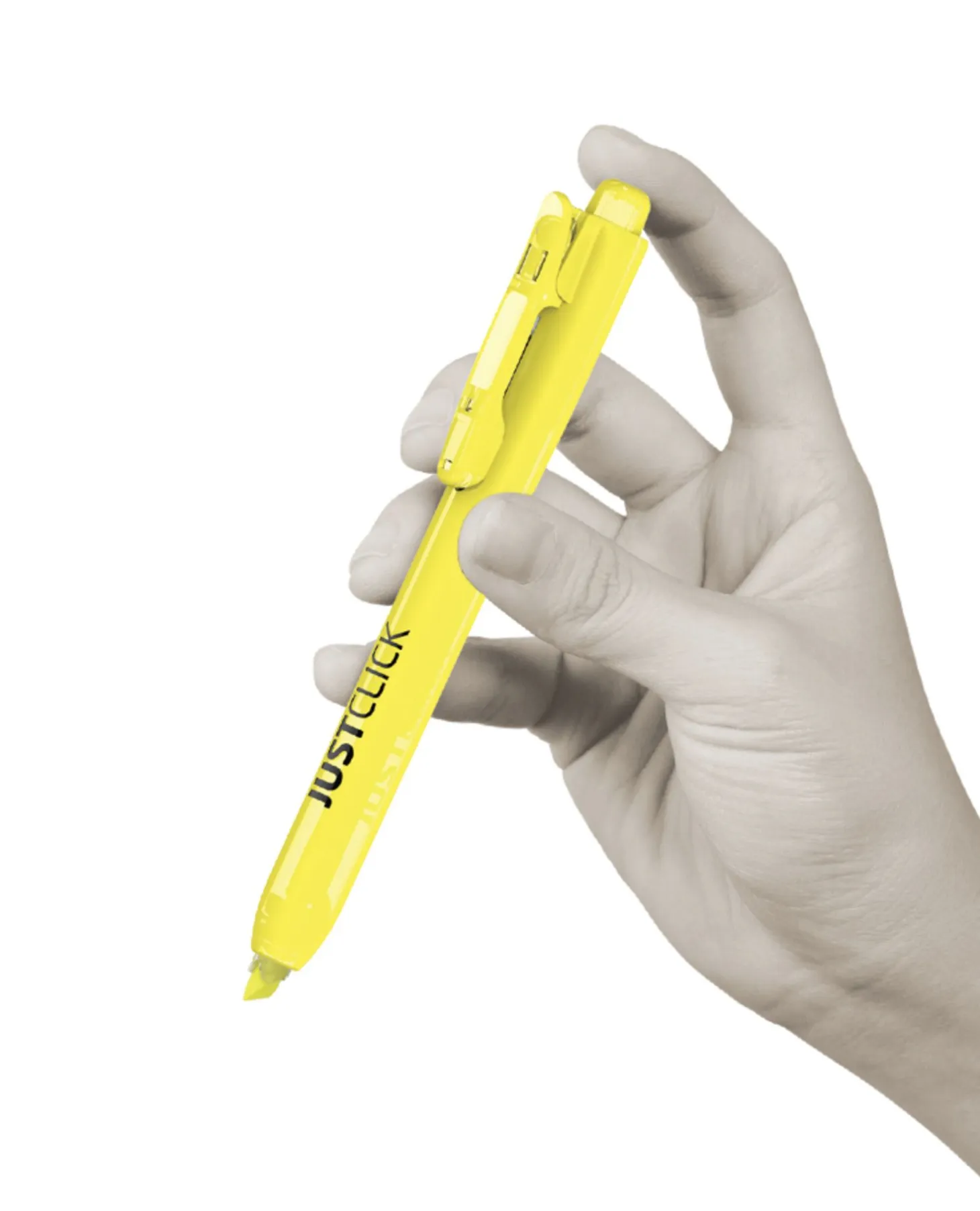 Small Just Click Retractable Highlighter
