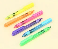Small Just Click Retractable Highlighter Set