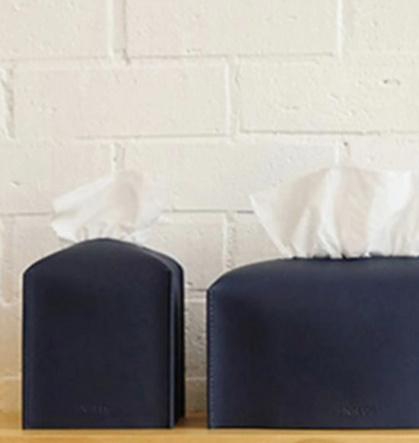 Small Leather Tissue Cover