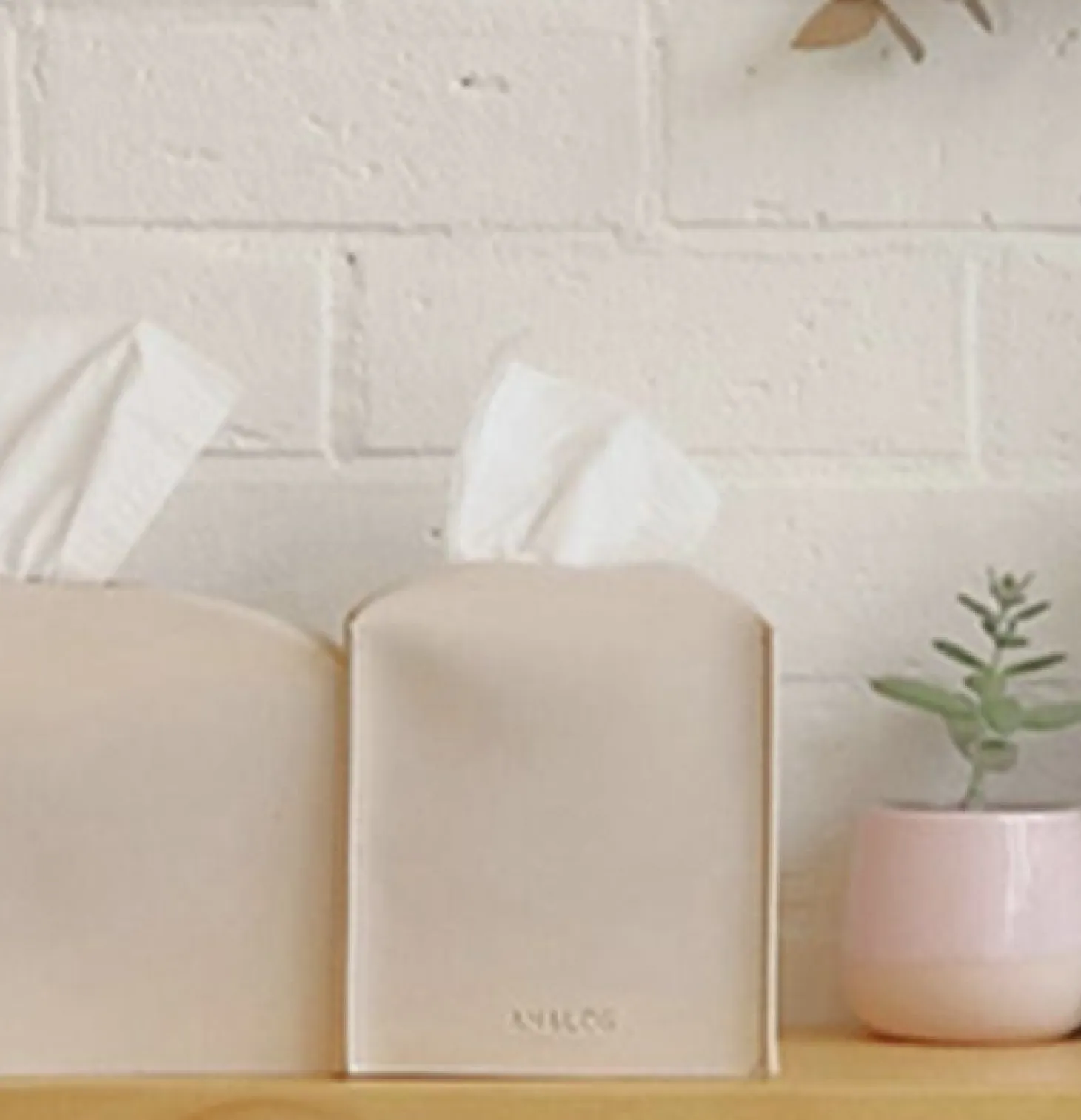 Small Leather Tissue Cover