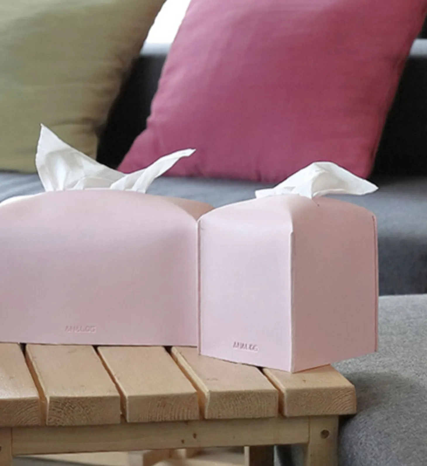 Small Leather Tissue Cover