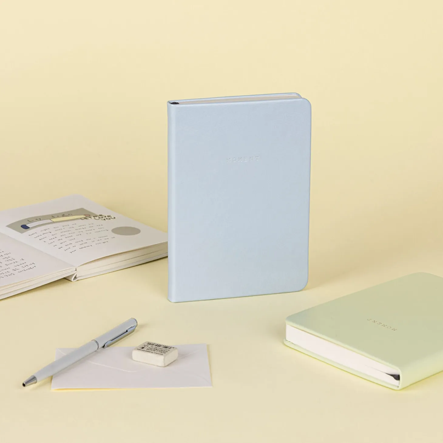 Small Moment Hardcover Plain Notebook
