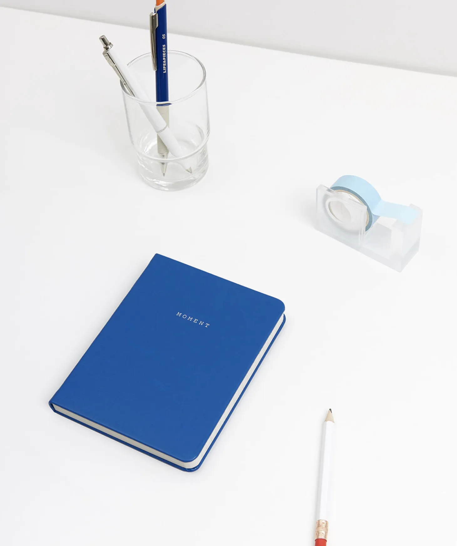 Small Moment Hardcover Plain Notebook