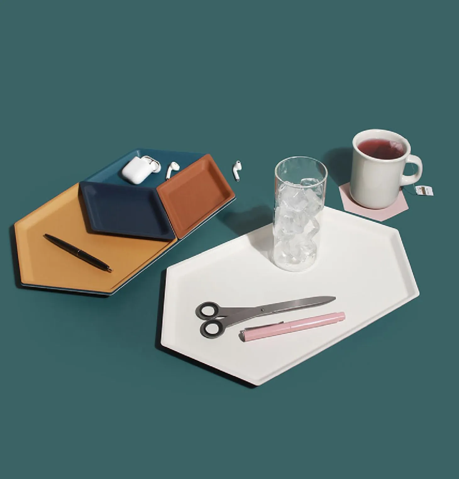 Small Rhombus Puzzle Tray