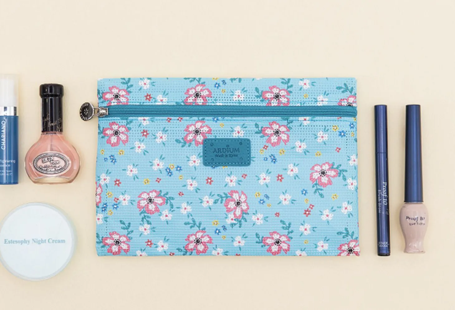 Small Summer Mesh Flat Pouch