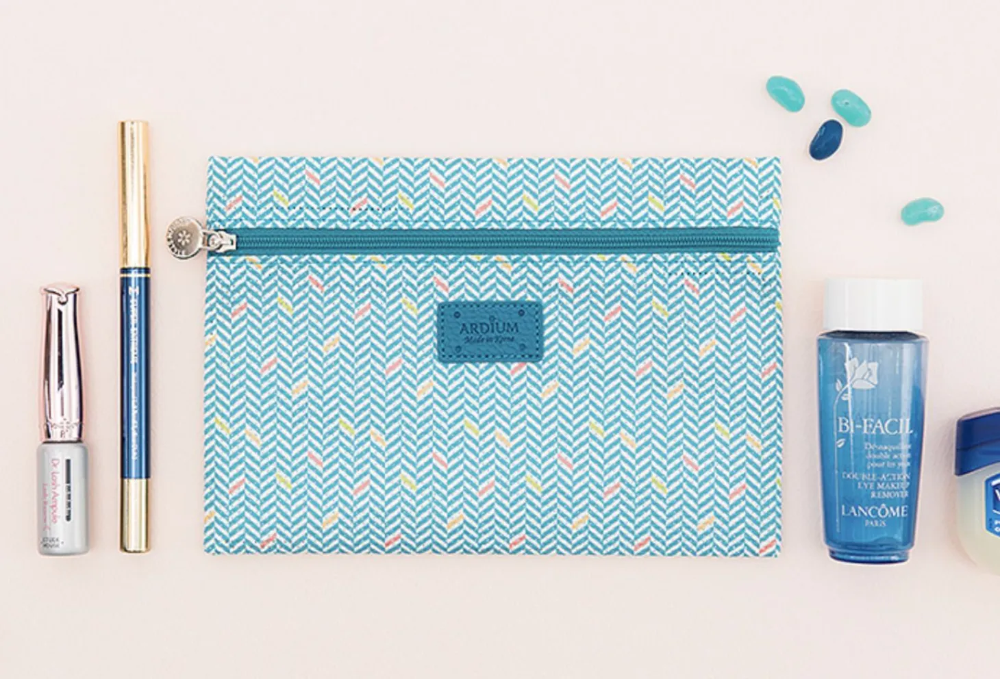 Small Summer Mesh Flat Pouch