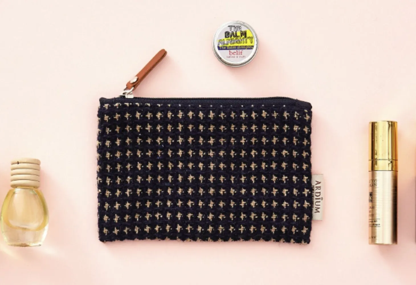 Small Wool Flat Pouch