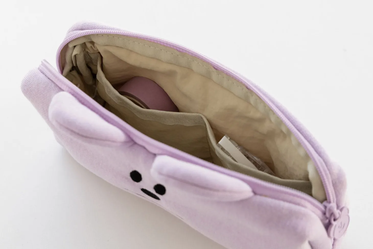 Smile Bear Cushion Pencil Pouch