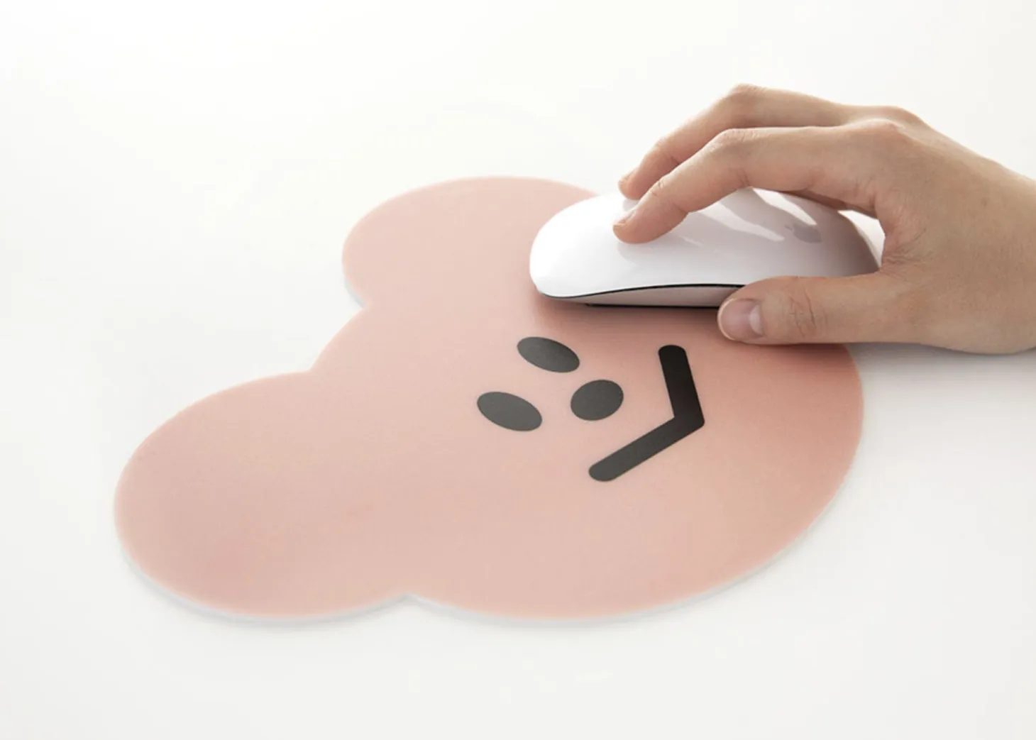 Smile Bear Mouse Pad