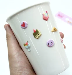 Smile Cupcake Deco Sticker