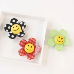 Smile Flower Pattern Phone Grip