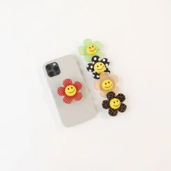 Smile Flower Pattern Phone Grip