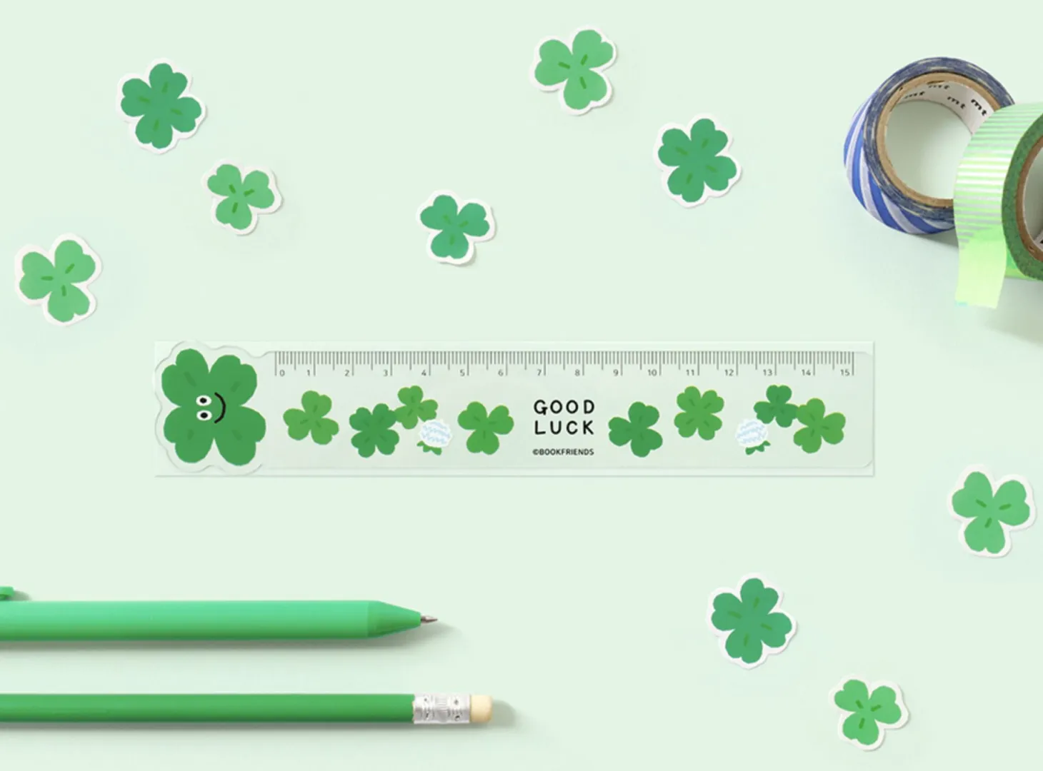 Smile Illustration Bookmark Ruler