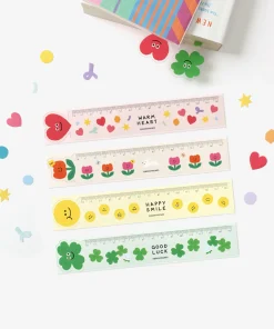 Smile Illustration Bookmark Ruler