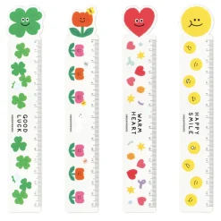 Smile Illustration Bookmark Ruler