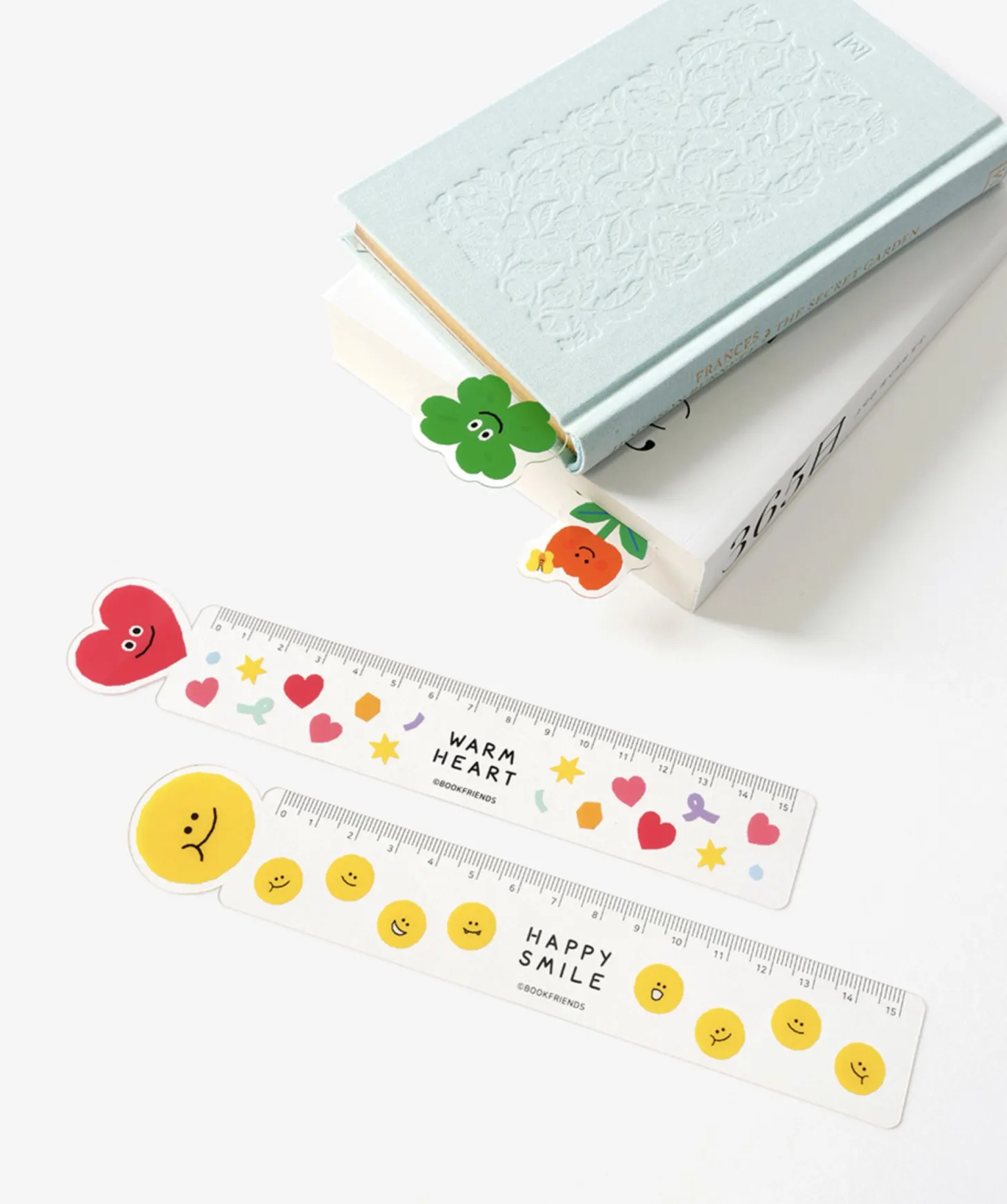 Smile Illustration Bookmark Ruler