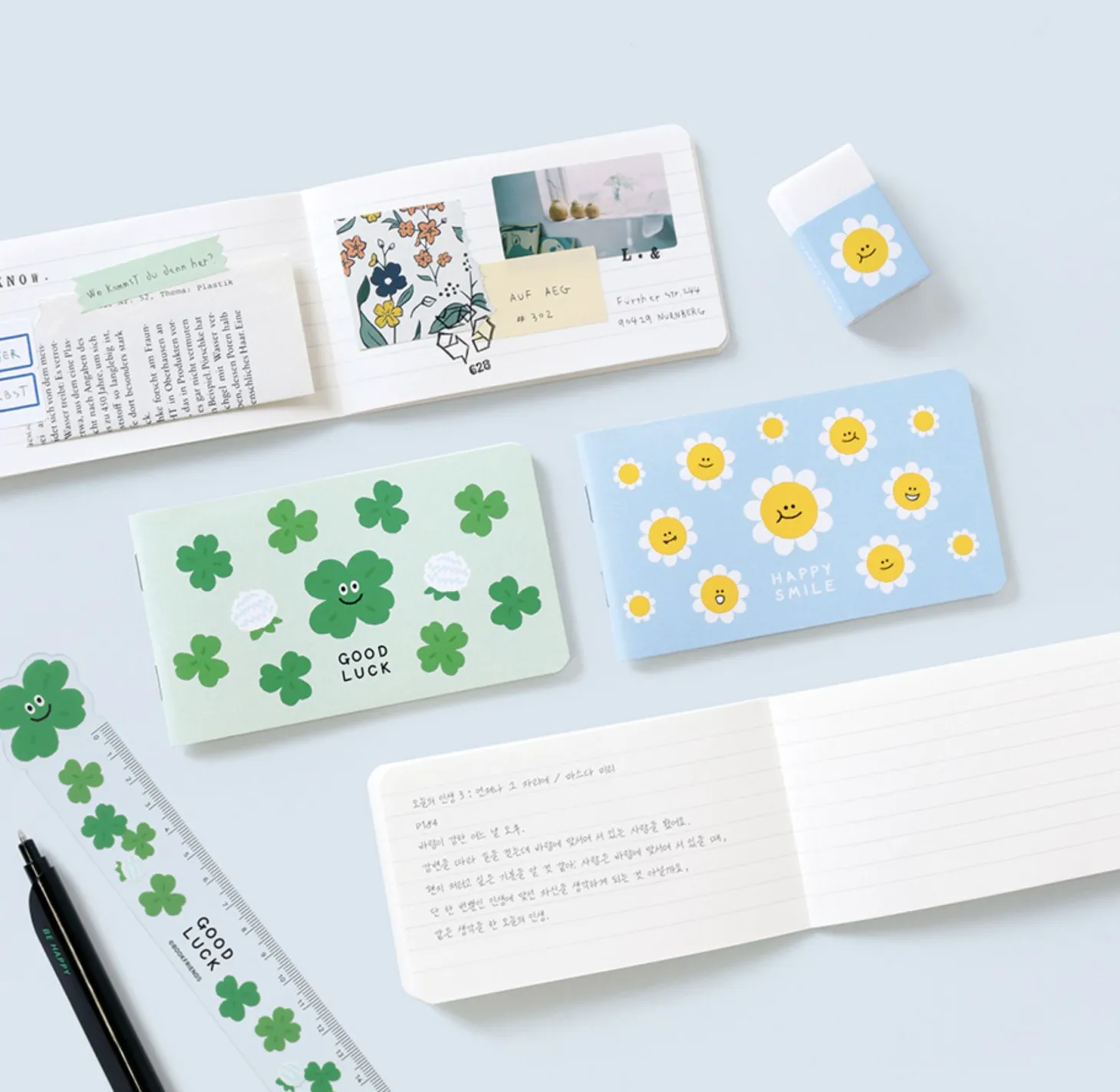 Smile Pocket Lined Notebook