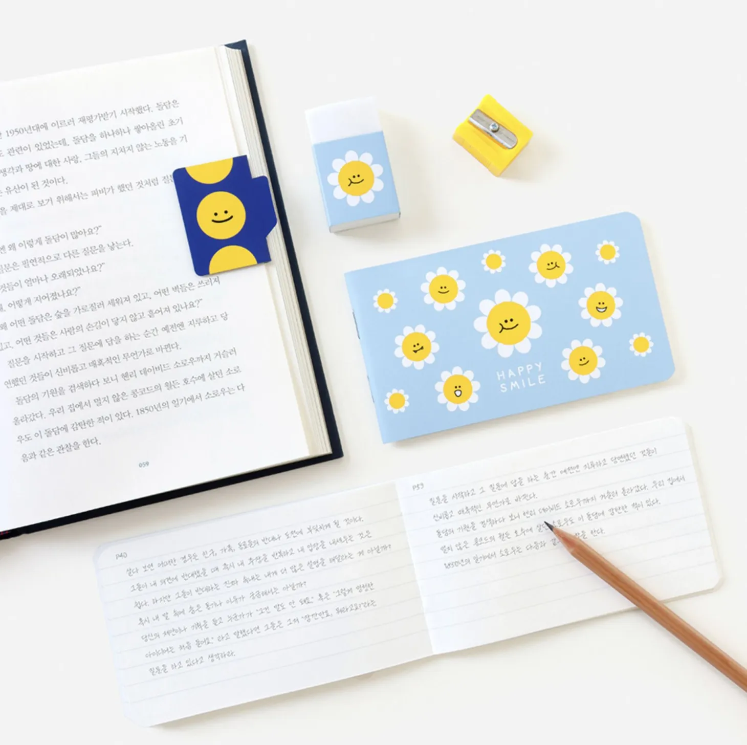 Smile Pocket Lined Notebook