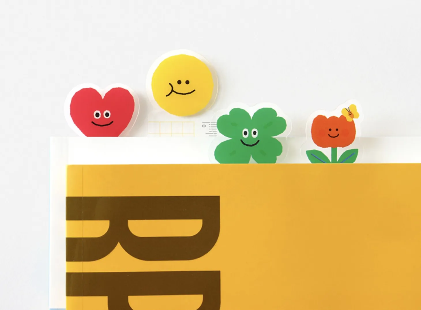 Smile Transparent Bookmark Ruler