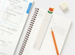 Smile Transparent Bookmark Ruler