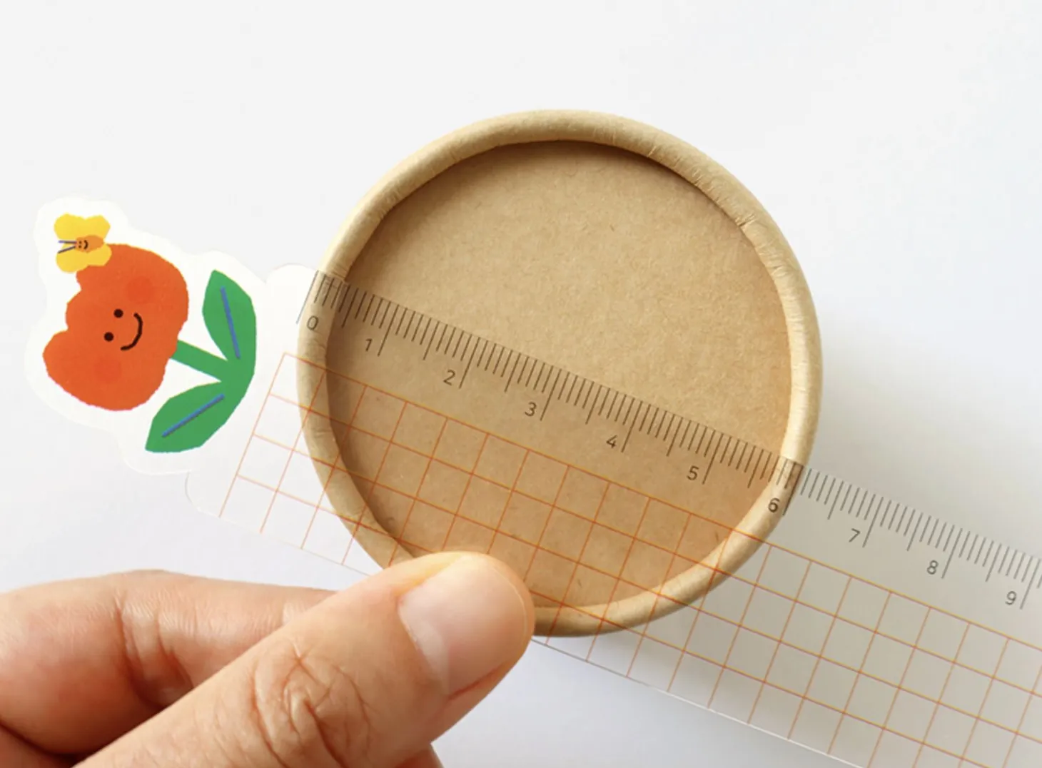 Smile Transparent Bookmark Ruler