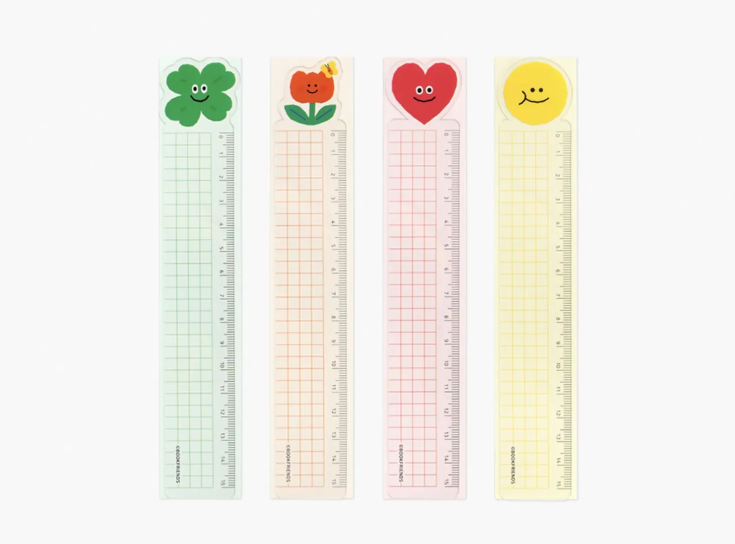 Smile Transparent Bookmark Ruler