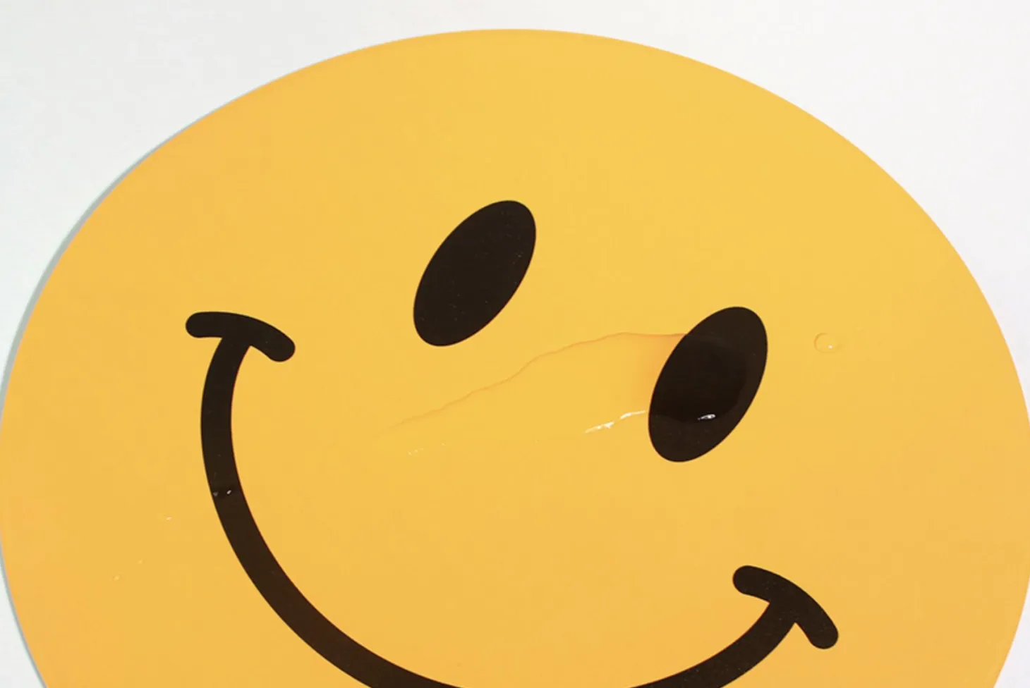 Smile Vegan Leather Mouse Pad